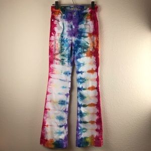 Tie Dye Rainbow Jeans 6/27